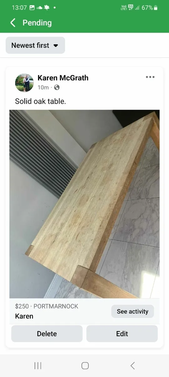 Oak Table