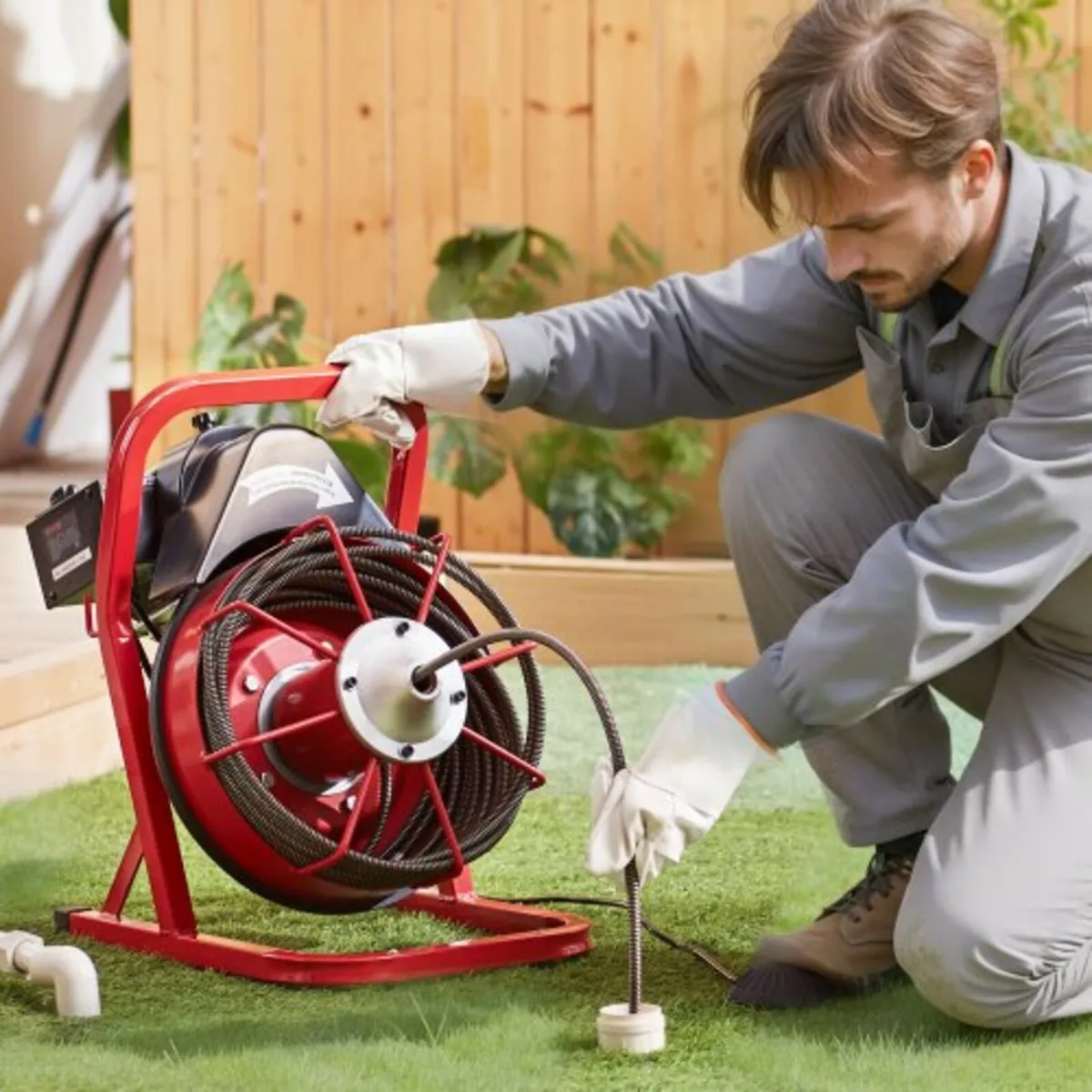 Drain Cleaner Machine Drain Auger 50FT x 3/8 Inch - Image 3