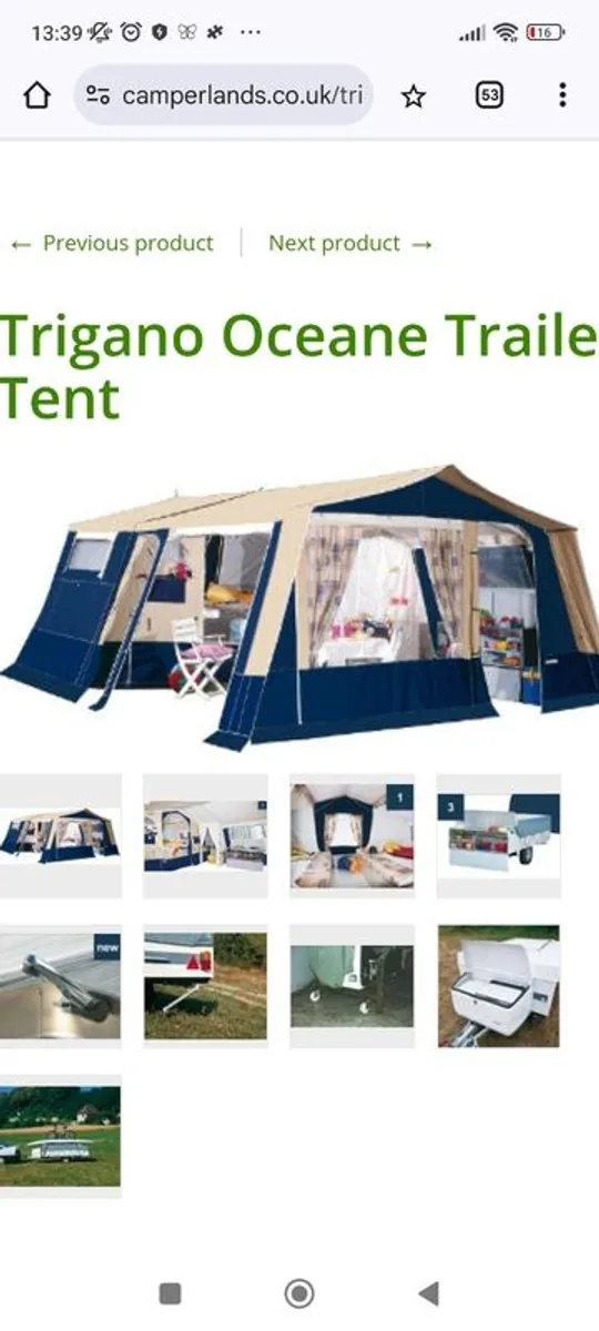 Trigano Oceane 315 GL trailer tent - Image 2