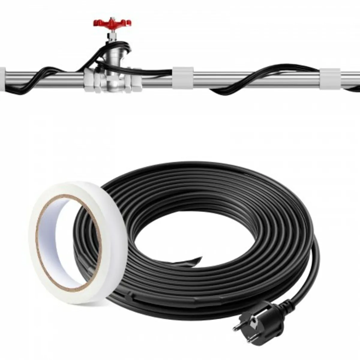 Self-Regulating Pipe Heating Cable 5.5m 16.4W/m He - Image 1