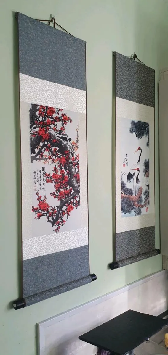 2 pieces Chinese Hanging Art - Image 1