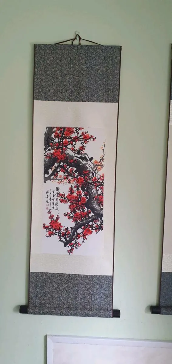 2 pieces Chinese Hanging Art - Image 3