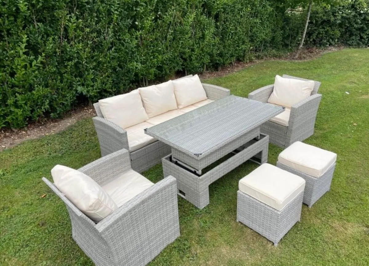 NEW LEXURY GARDEN RATTAN FURNITURE - DELIVERY - Image 1