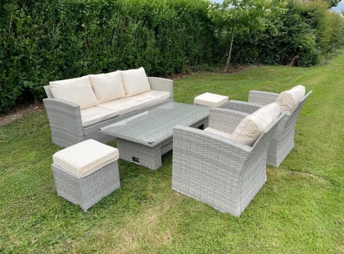 NEW LEXURY GARDEN RATTAN FURNITURE - DELIVERY - Image 2