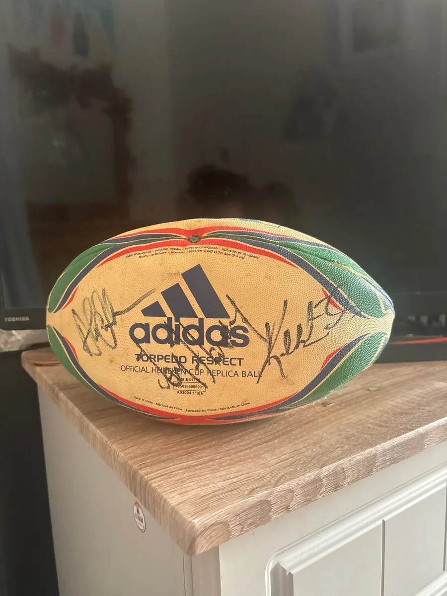 Signed Rugby ball