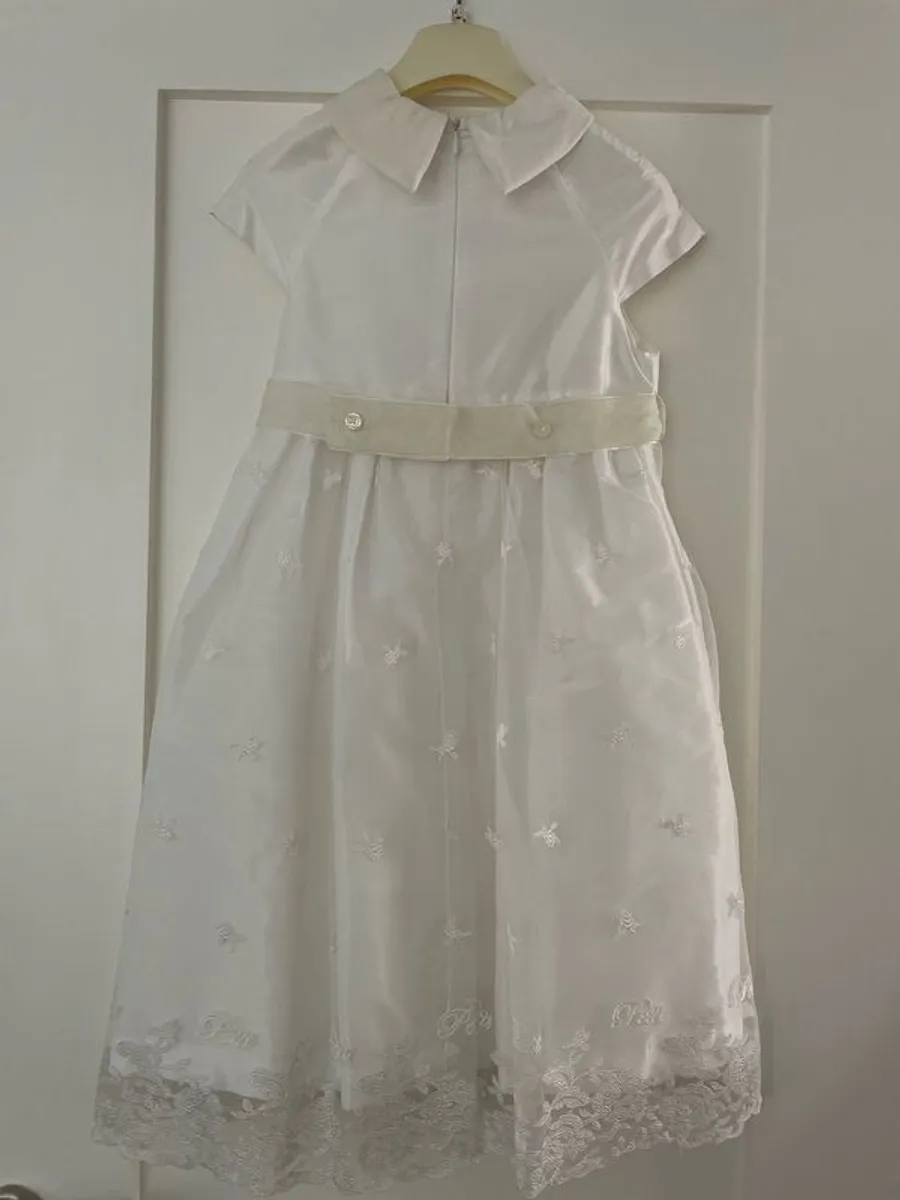 Communion Dress from Petit with matching headband - Image 3