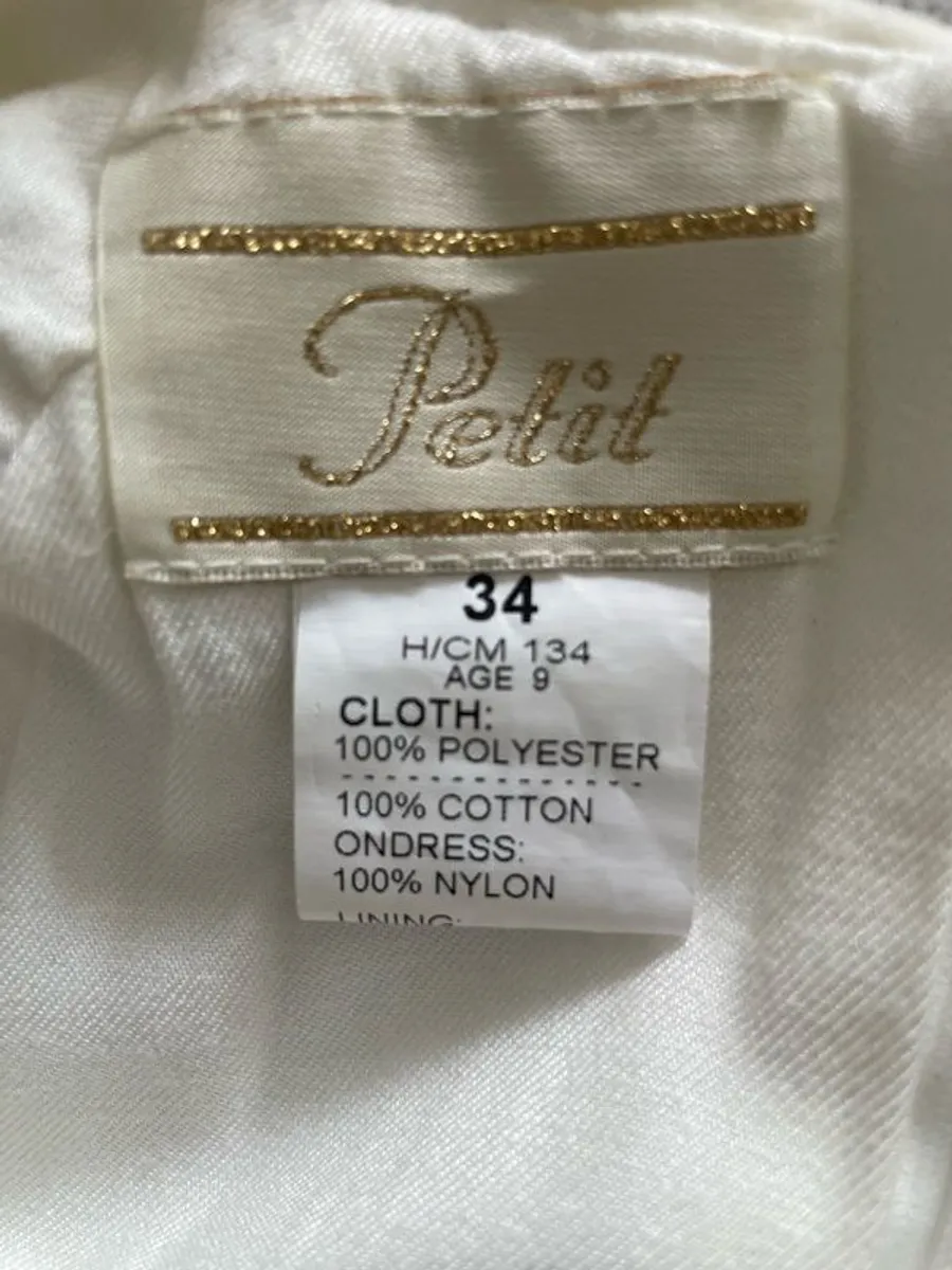 Communion Dress from Petit with matching headband - Image 4