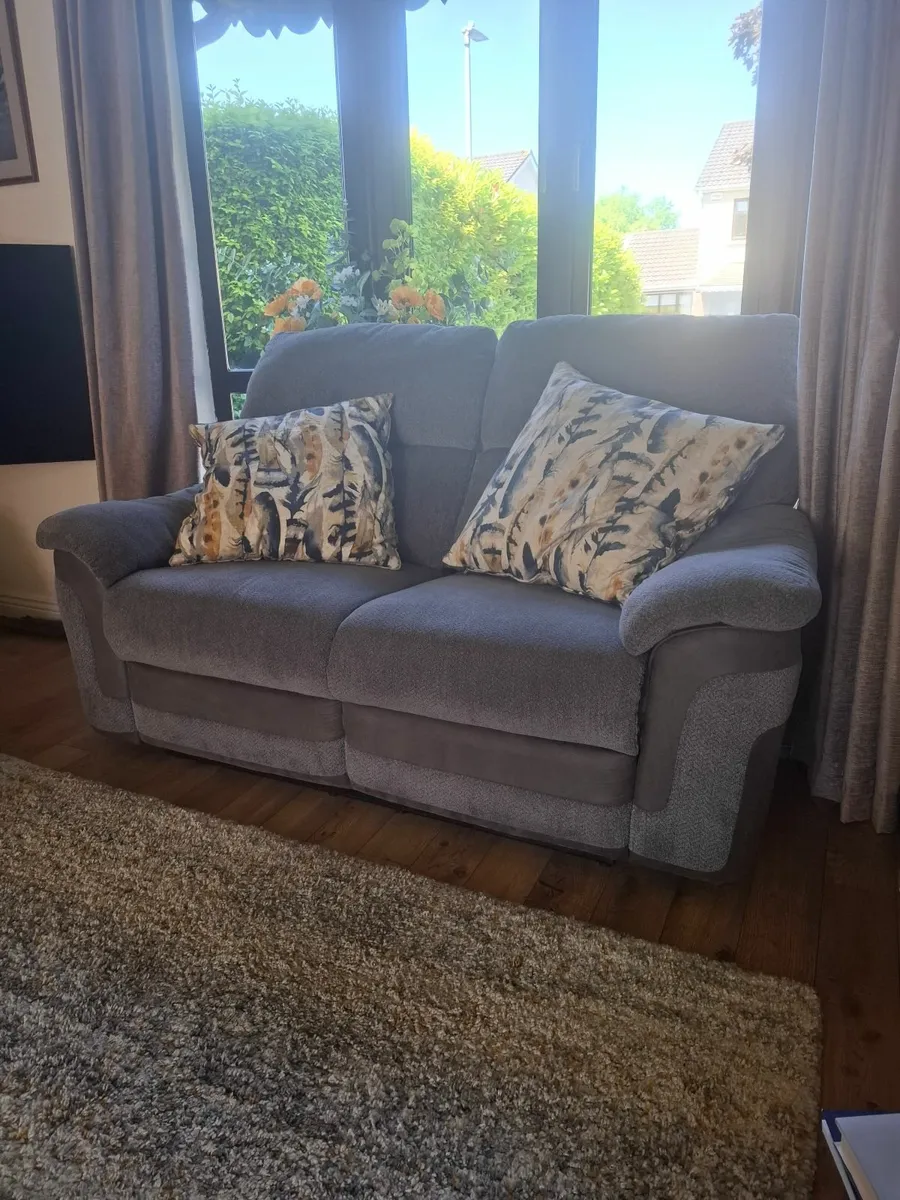 2 and 3 sofa set grey - Image 2