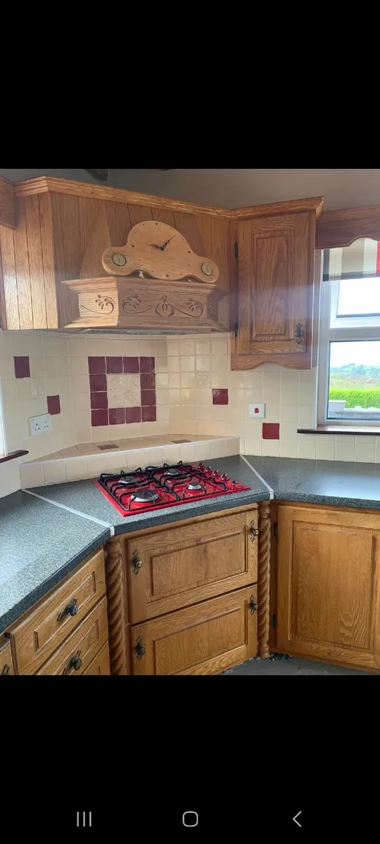 Solid Oak Kitchen cabinets and doors - Image 3