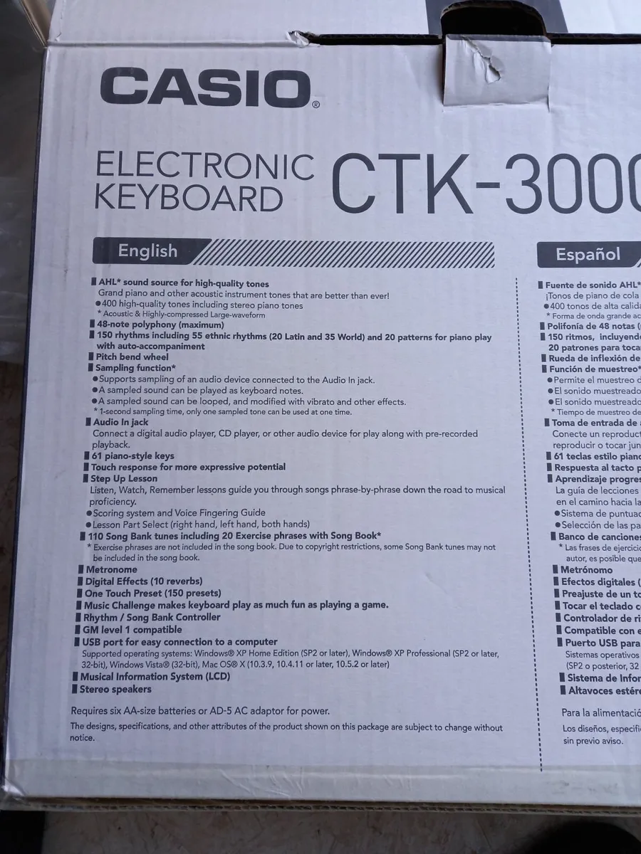 Casio CTK-3000 Electronic Keyboard - Image 4