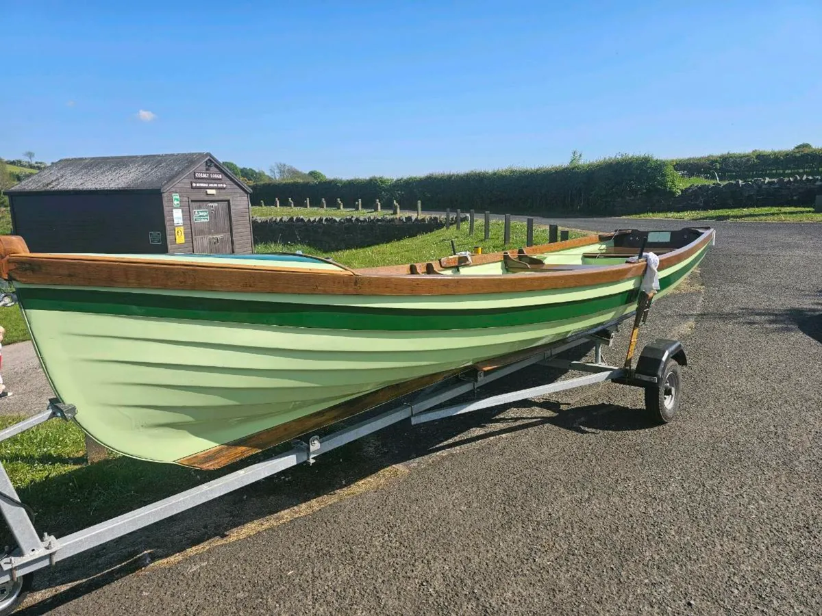17ft Sheelin Boat incl Galvanised Trailer - Image 2