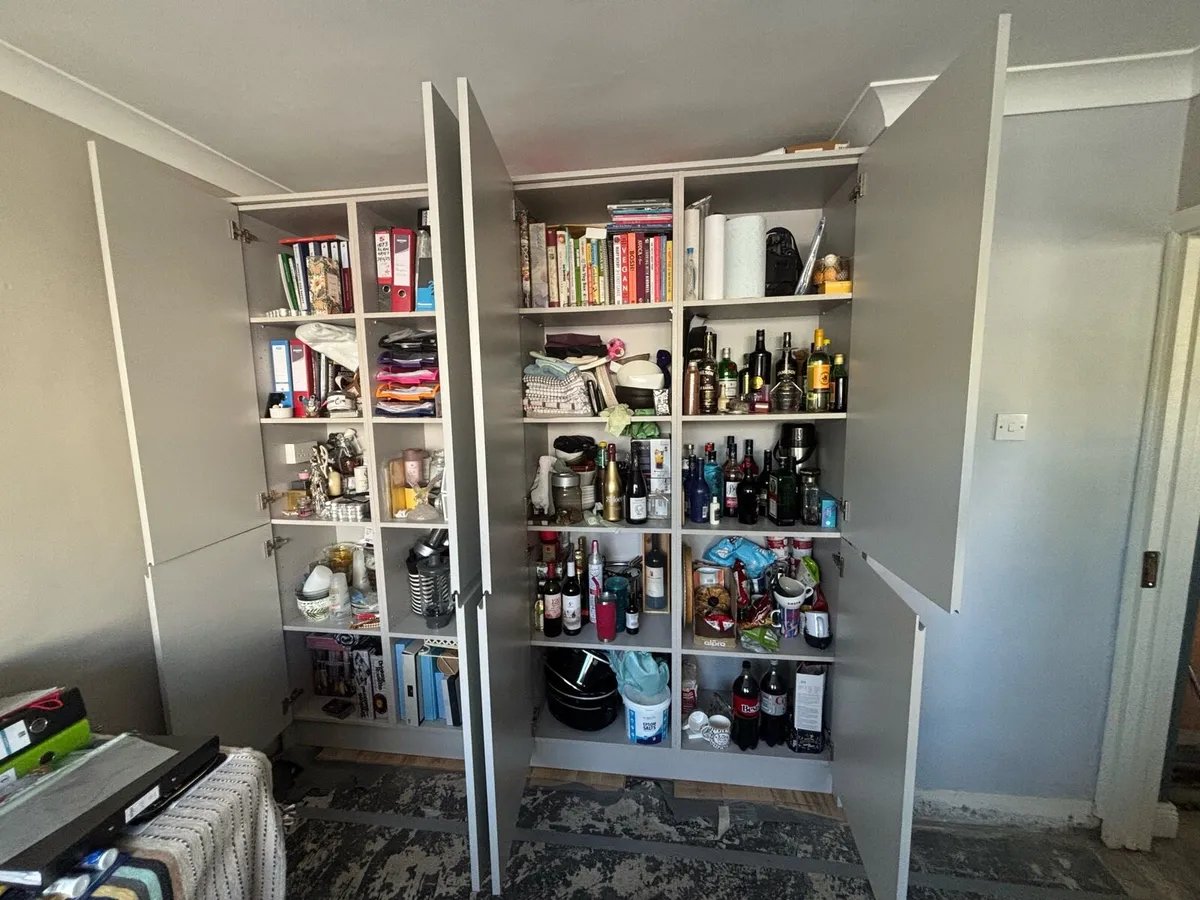 Grey storage unit for sale - Image 2