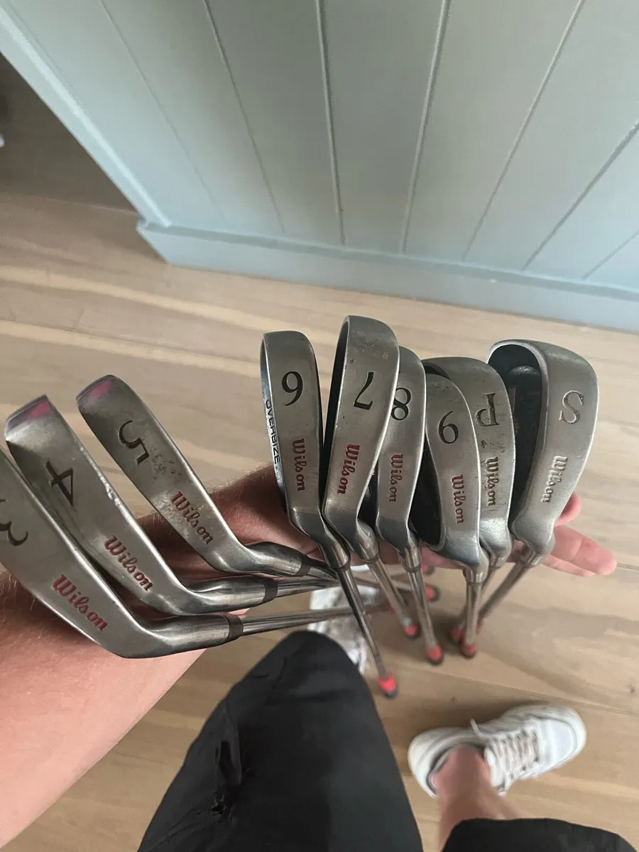 Wilson Pro Staff oversized irons - Image 1