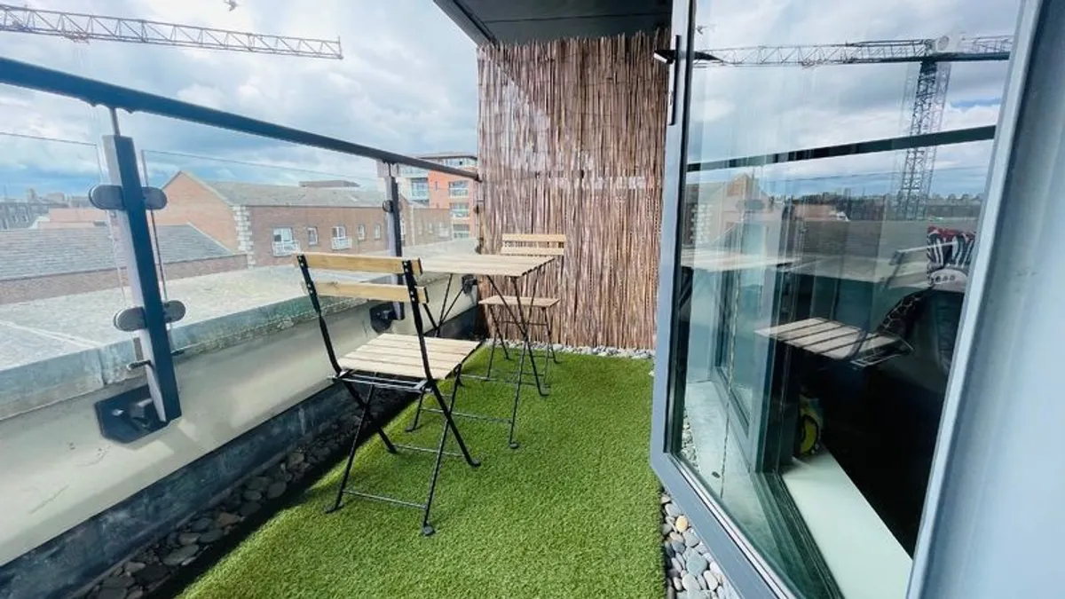 Ikea Foldable Table & 2 Chairs Garden / Terrace - Image 1