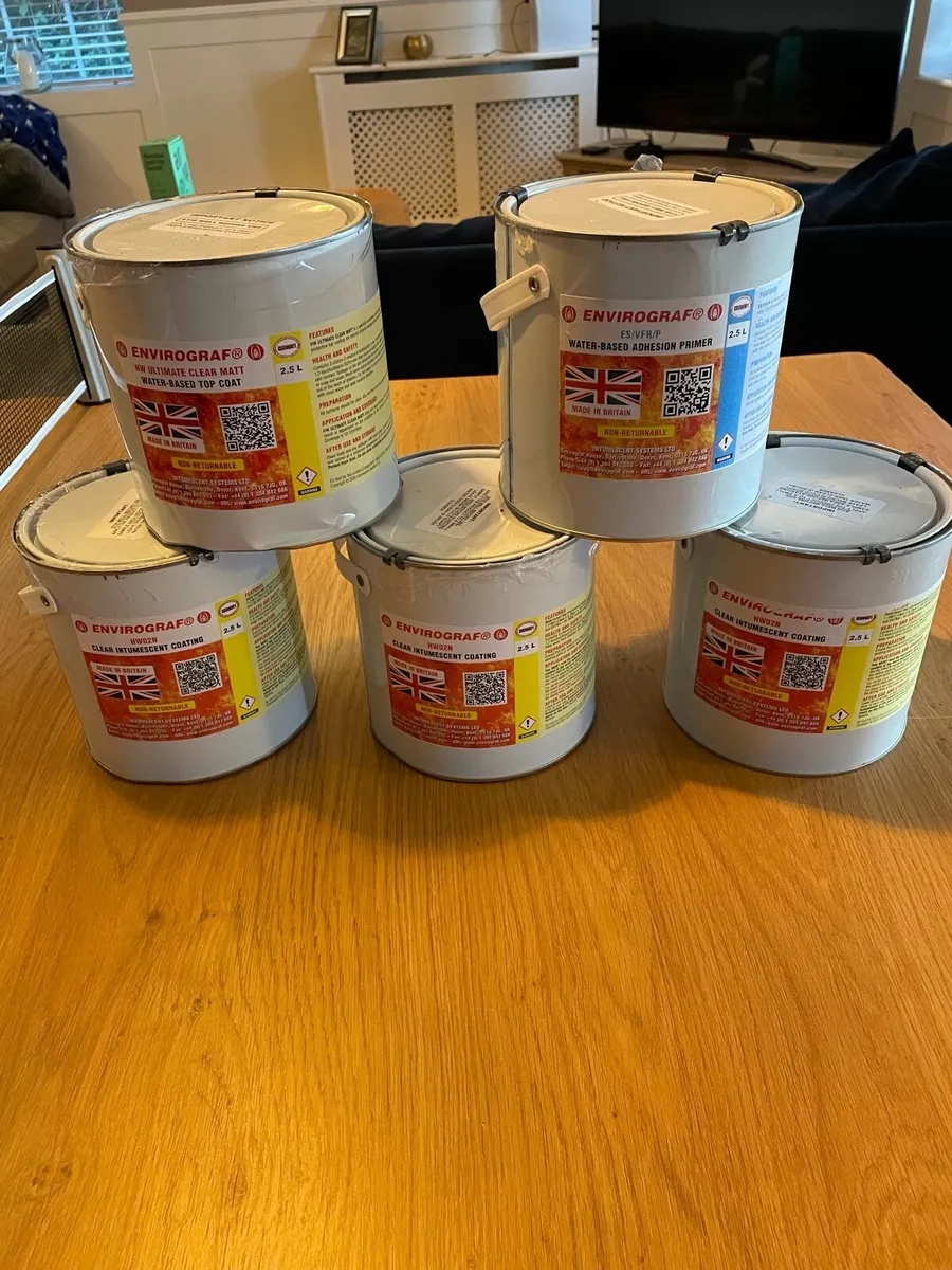 Envirograf fire retardant paint - Image 1