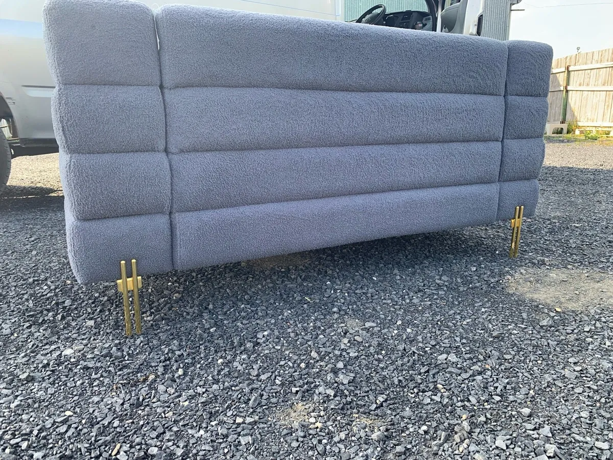 Blue Two seater sofa - Image 3