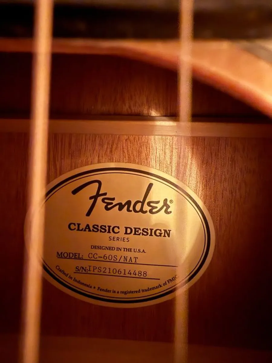 Fender CC-60S Acoustic Guitar - Image 2