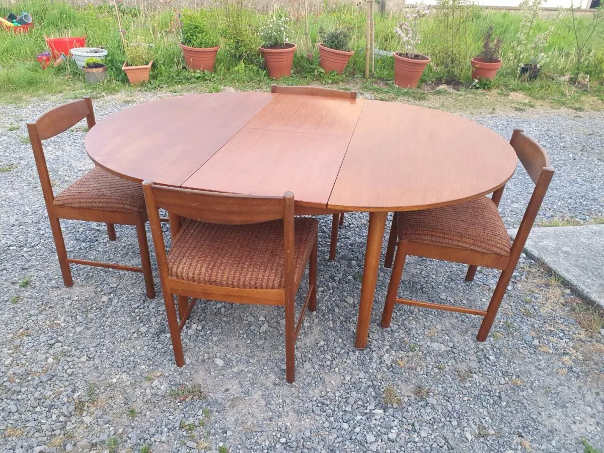 Teak dining set tom robertson for mcintosh - Image 1