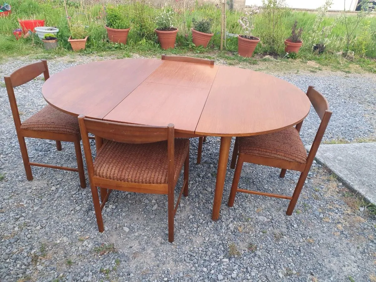 Teak dining set tom robertson for mcintosh - Image 2
