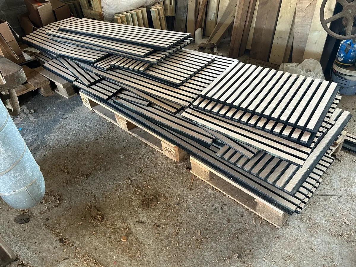 Oak acoustic panel off cuts - Image 1