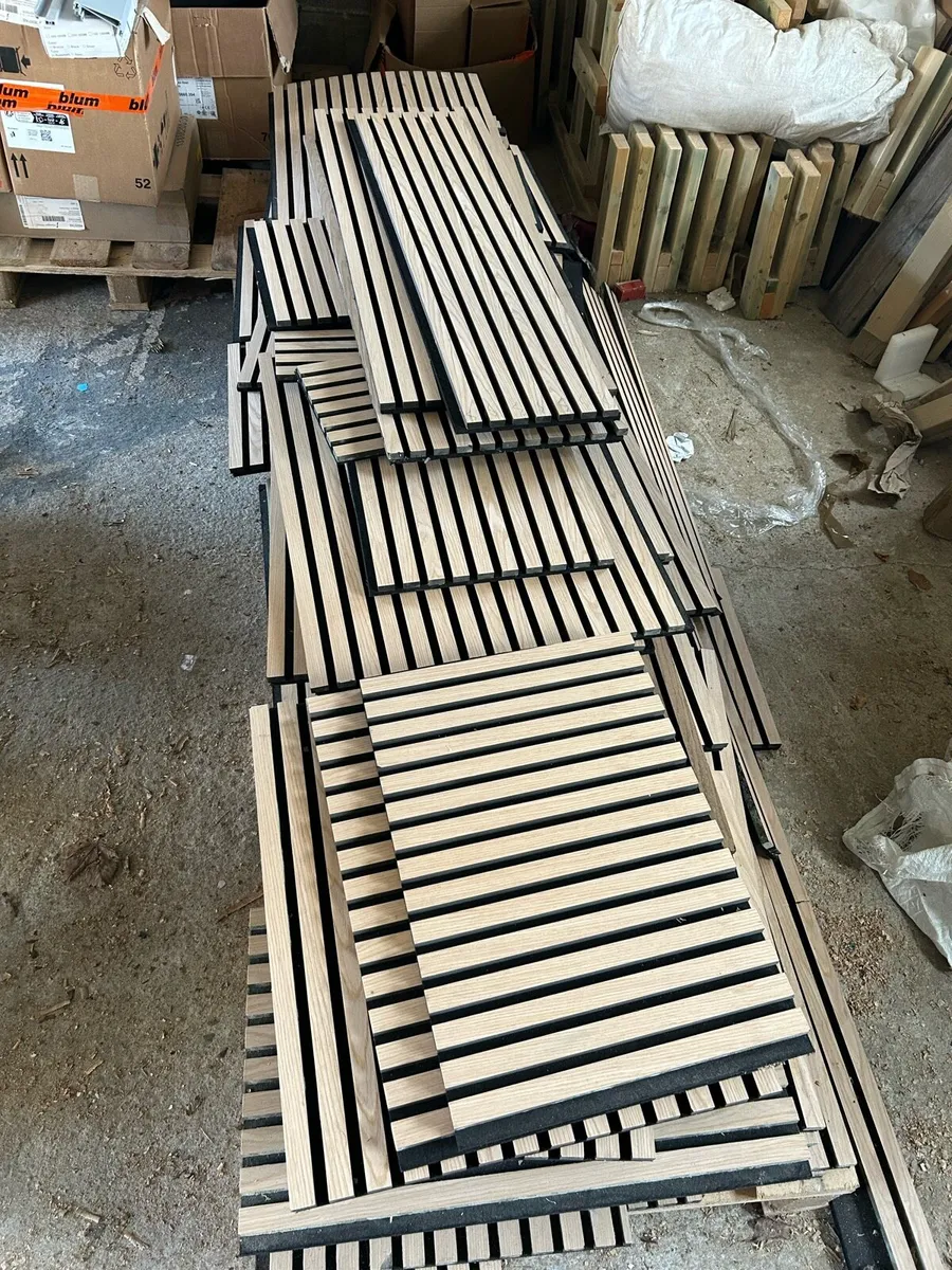 Oak acoustic panel off cuts - Image 2