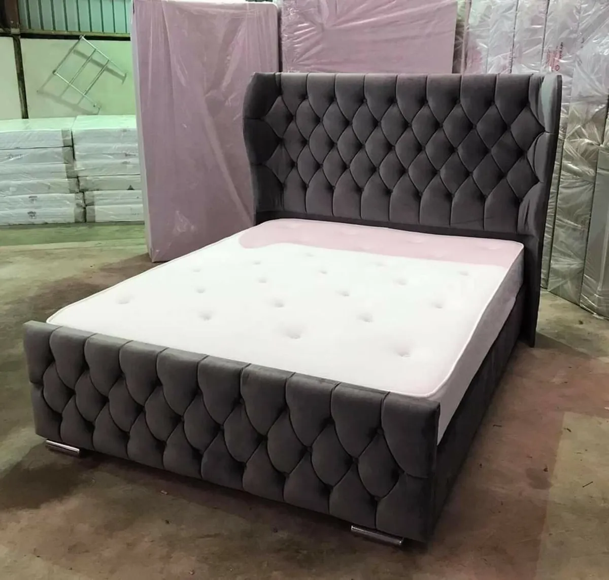 ❗️BRAND NEW DOUBLE WINGBACK BEDS❗️ - Image 3