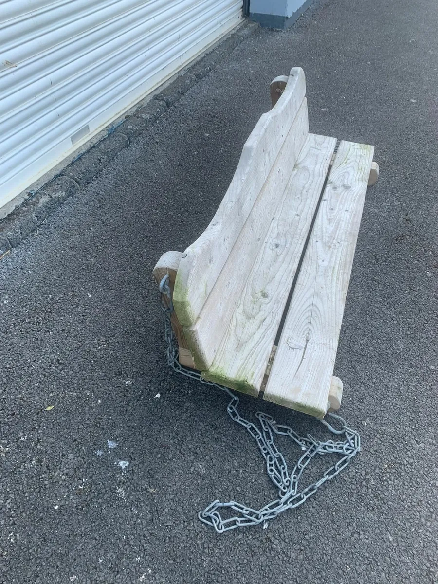 Wooden swing seat - Image 4