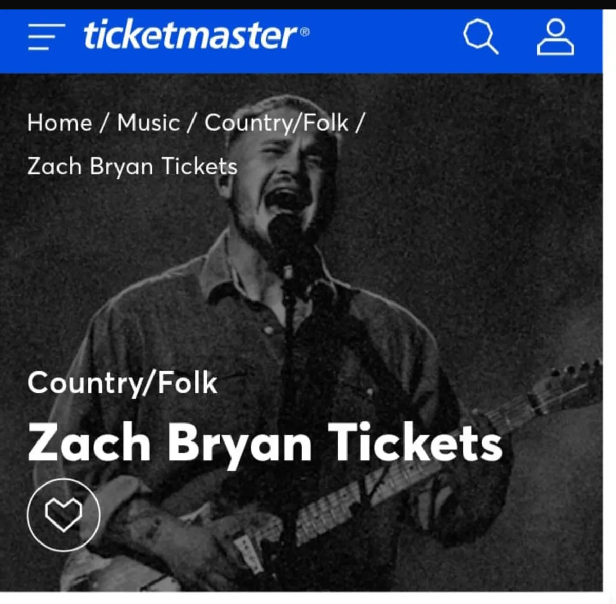 Zach Bryan Golden Circle Tickets, Sat 21st June - Image 1