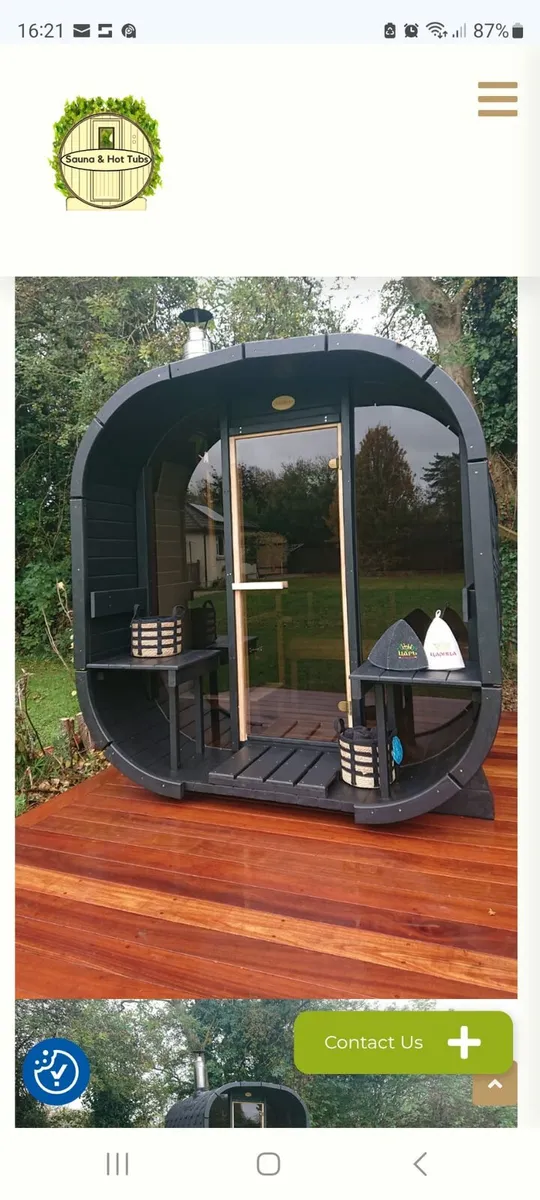 Cube sauna/barrel sauna/hot tub - Image 1