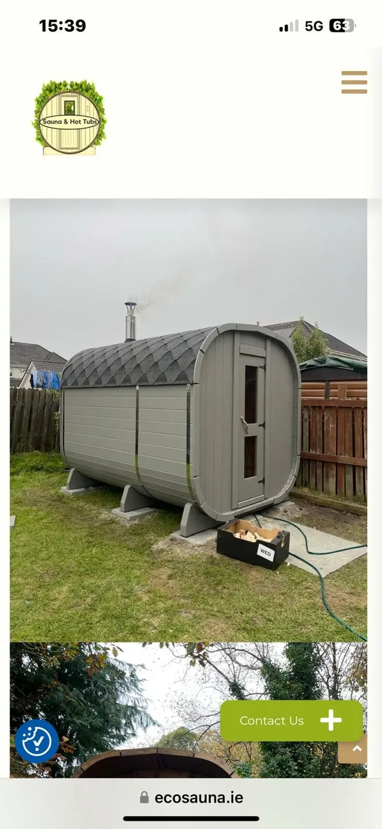 Cube sauna/barrel sauna/hot tub - Image 3