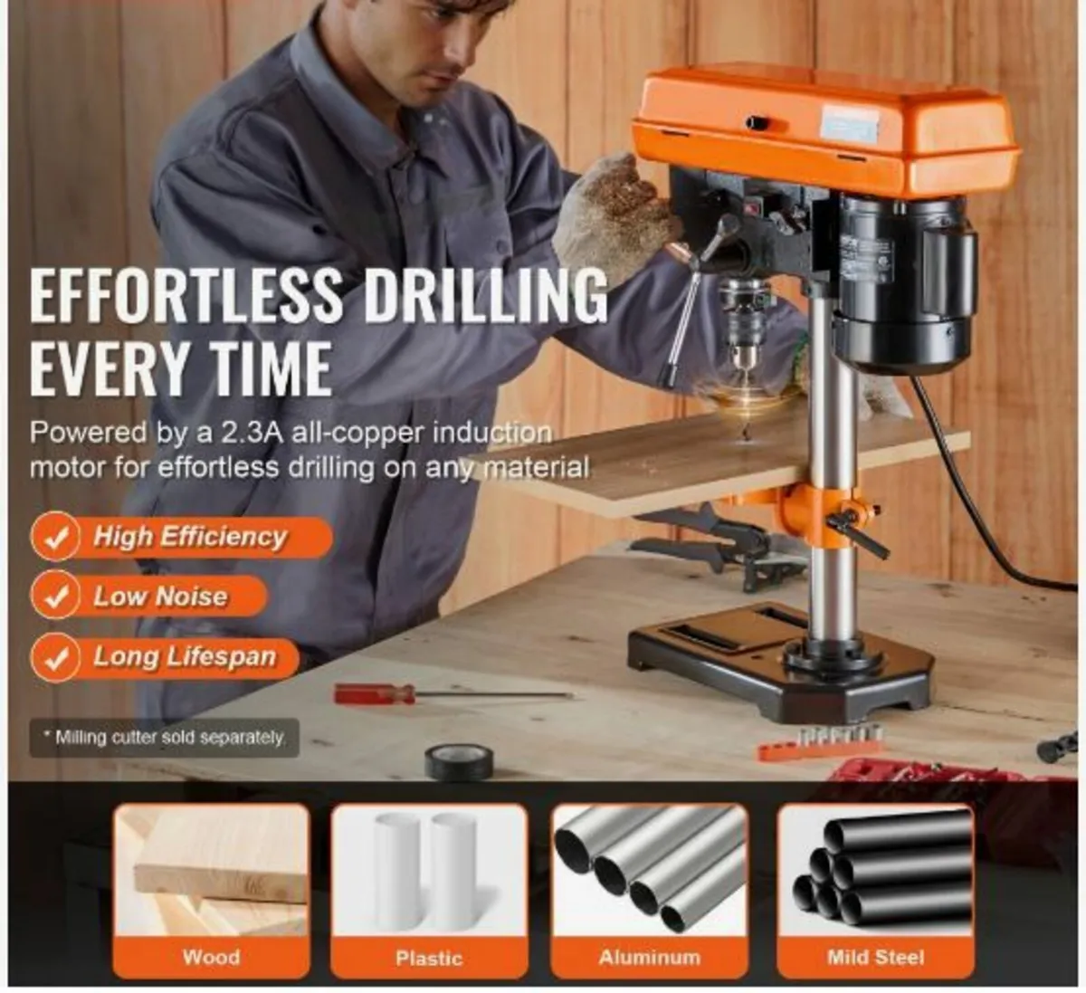 Bench Drill Press 203.2mm 8-inch - Image 2