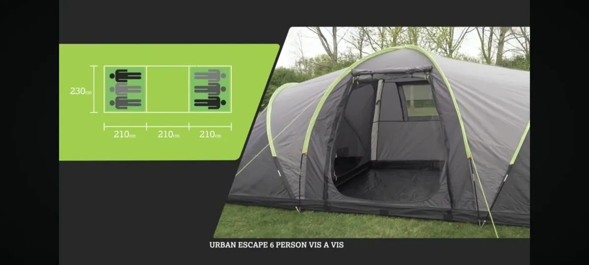 Urban 6 person tent for sale! - Image 1