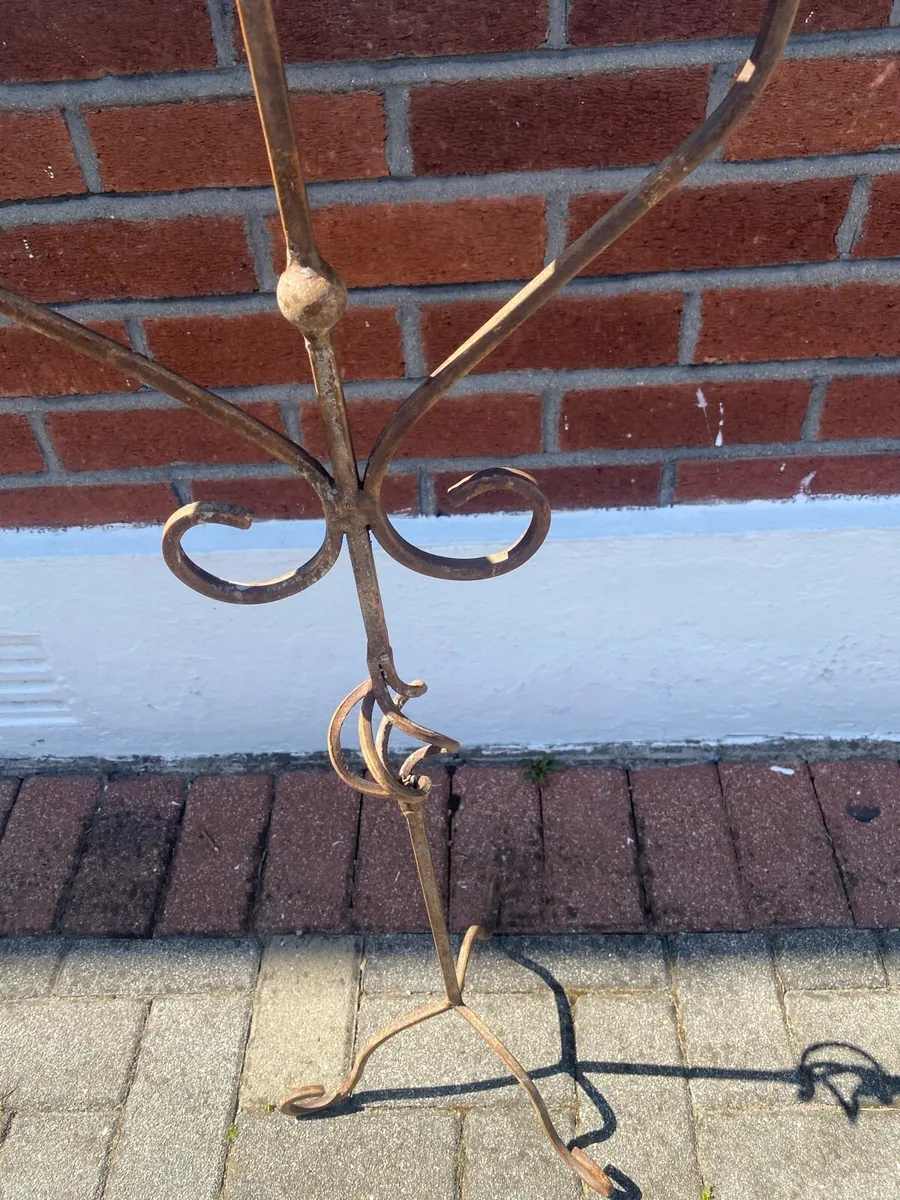 Lovely Garden wrought iron Candelabra - Image 2