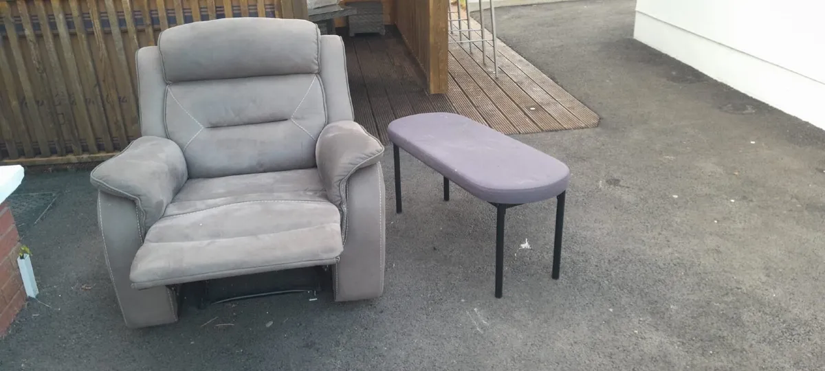 Recliner and Bench