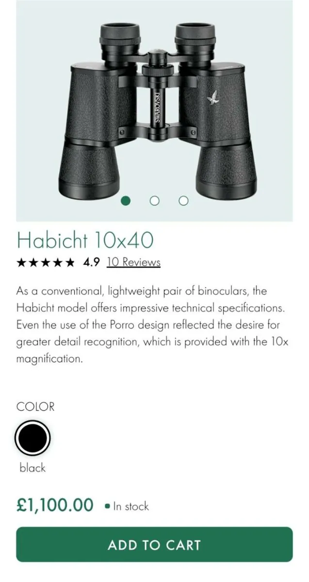 Swarovski Binoculars - Image 1