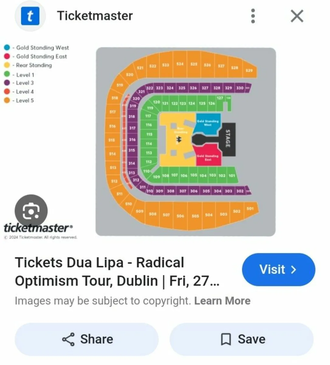 Dua lipa tickets - Image 4