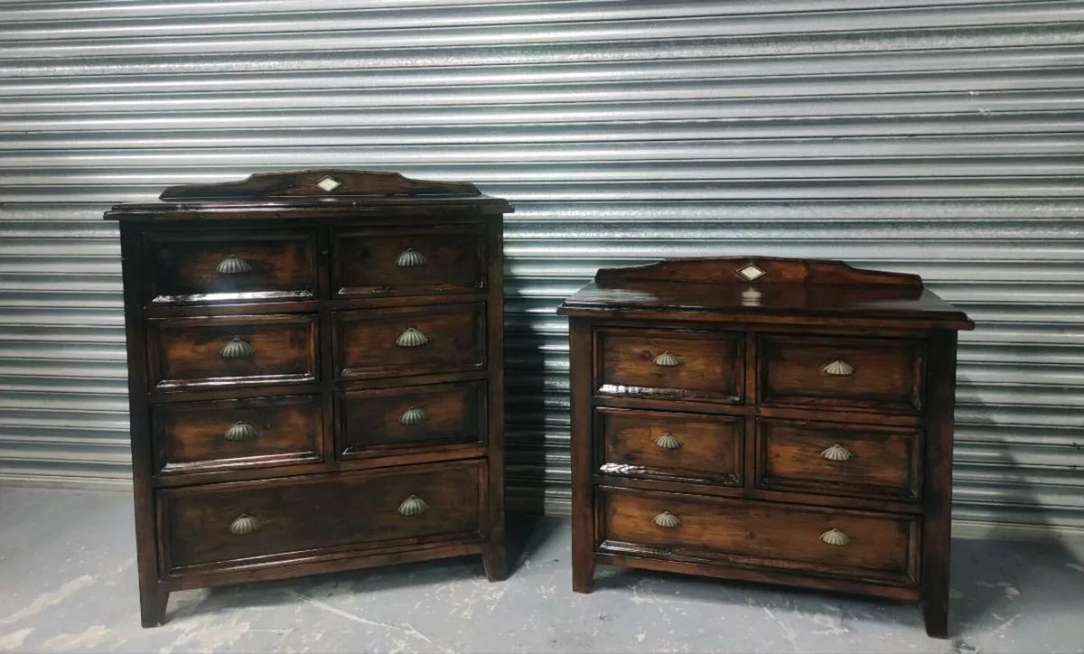 2 Large chest of drawers set *delivery - Image 1