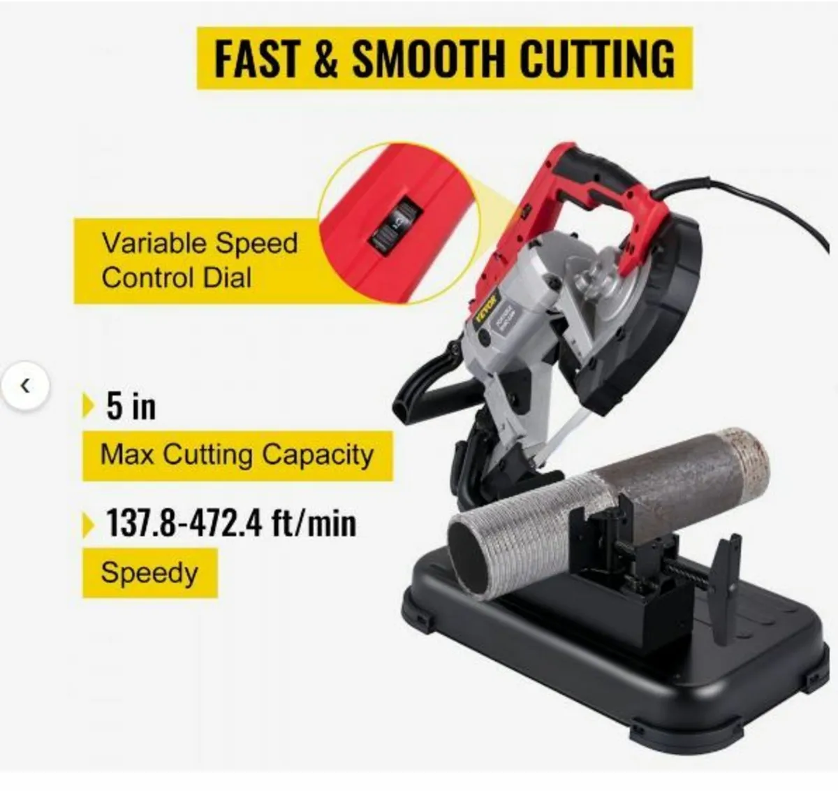 Portable Band Saw, with Removable Alloy Steel - Image 3