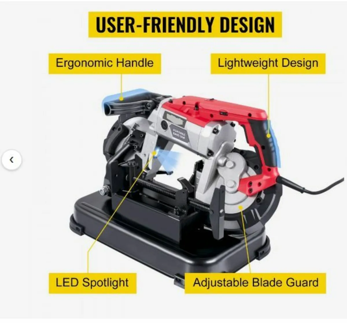 Portable Band Saw, with Removable Alloy Steel - Image 4