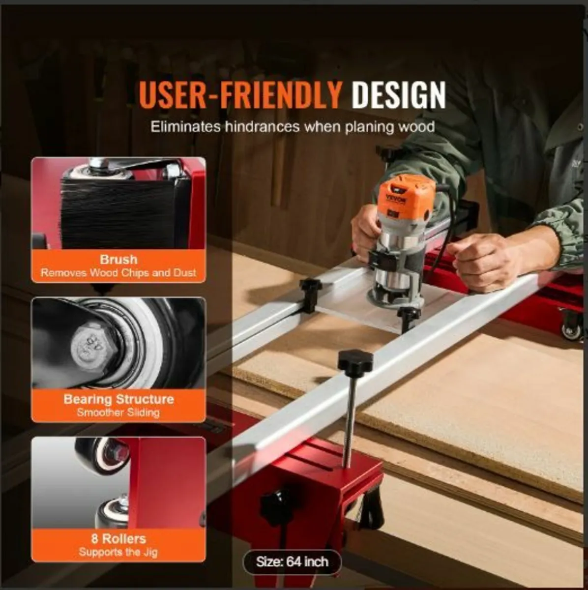 Router Sled, 64 inches - Image 4