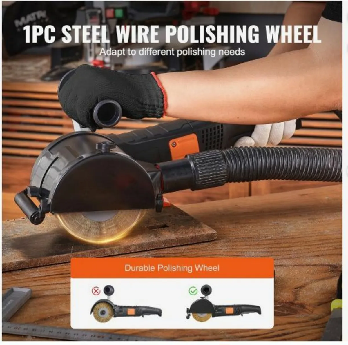 Burnishing Polishing Machine 1300W 6-Speed - Image 3