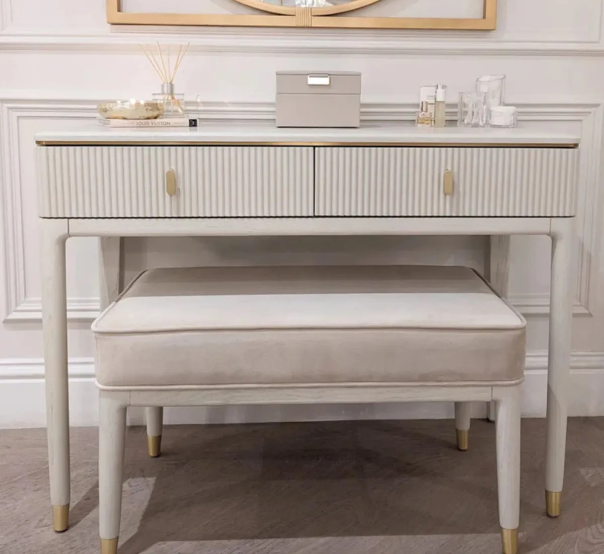 Darcy 2 drawer console dressing table - Image 1