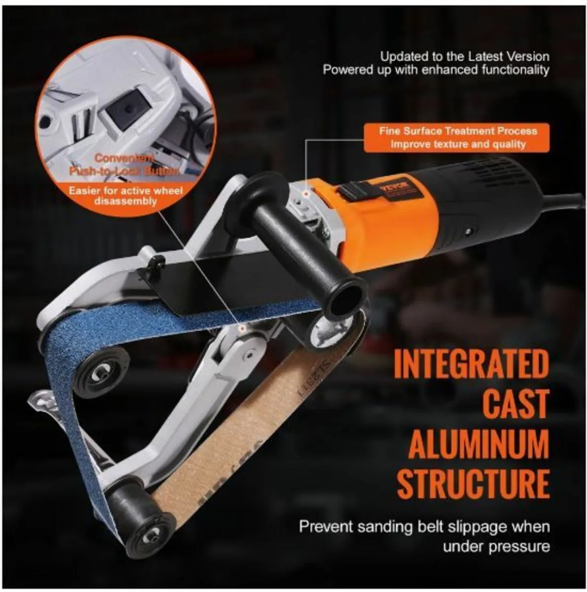 Pipe Tube Polisher Sander 1300W 6 Variable Speeds - Image 3