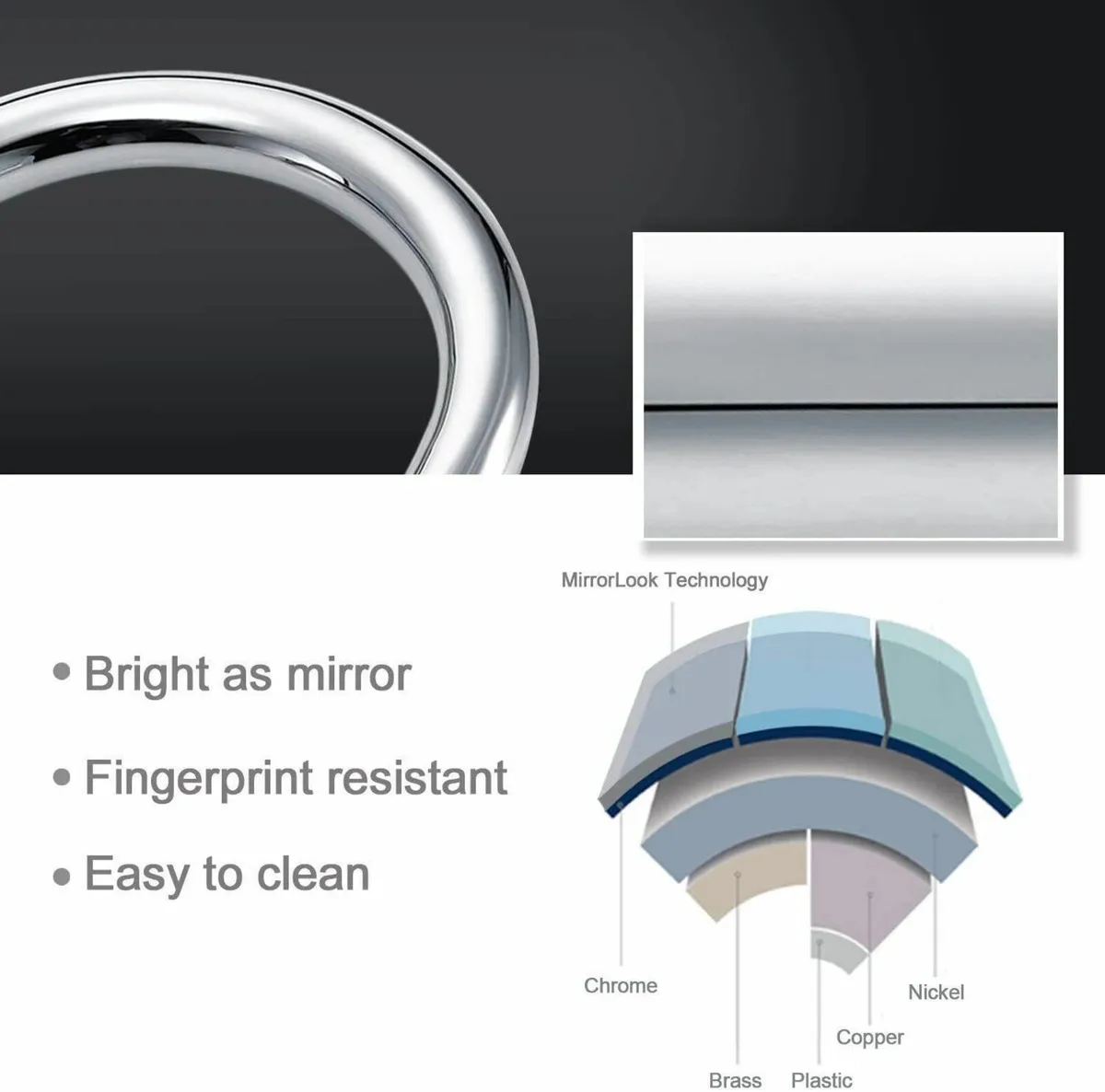 Kitchen Sink Mixer Taps Monobloc Dual 360° Swivel - Image 4