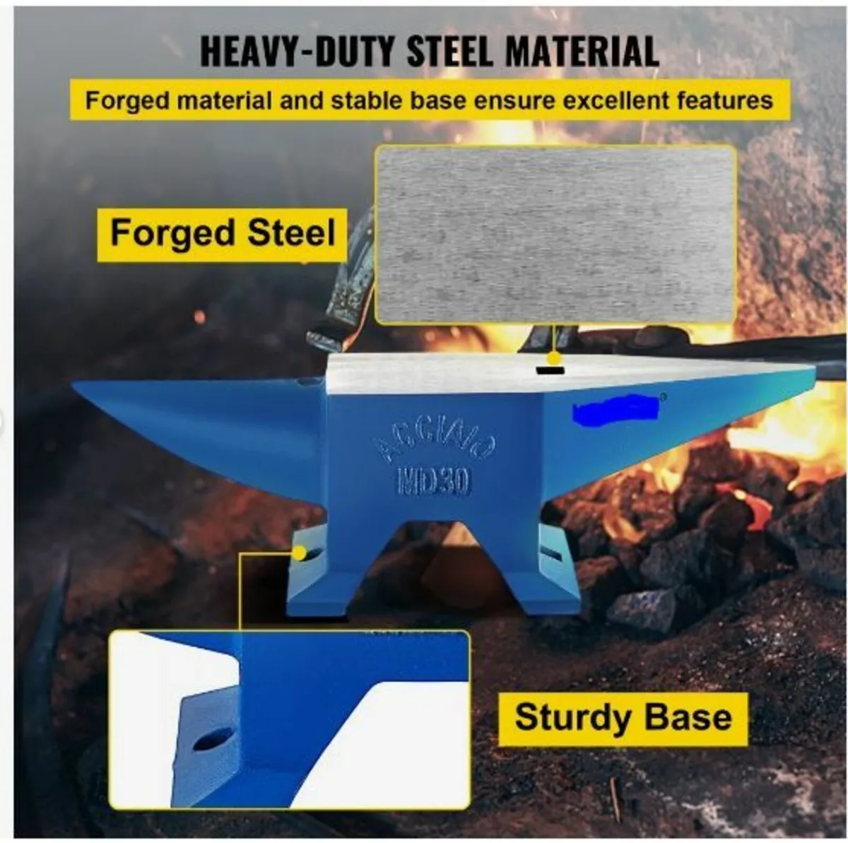 Pro Horn Anvil 30KG/66.1LBS Weight Steel - Image 2
