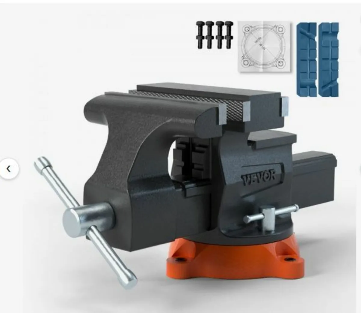 Bench Vise, 6.5" Jaw Width 6.5 - Image 2