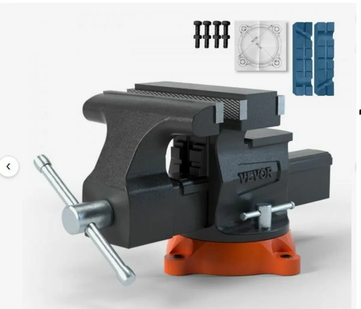 Bench Vise, 6.5" Jaw Width 6.5 - Image 4