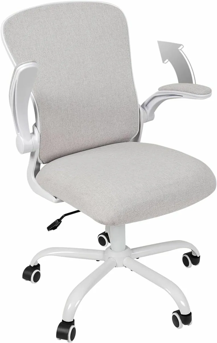 Office Chair Flip-up Armrest Ergonomic Desk Chair - Image 1
