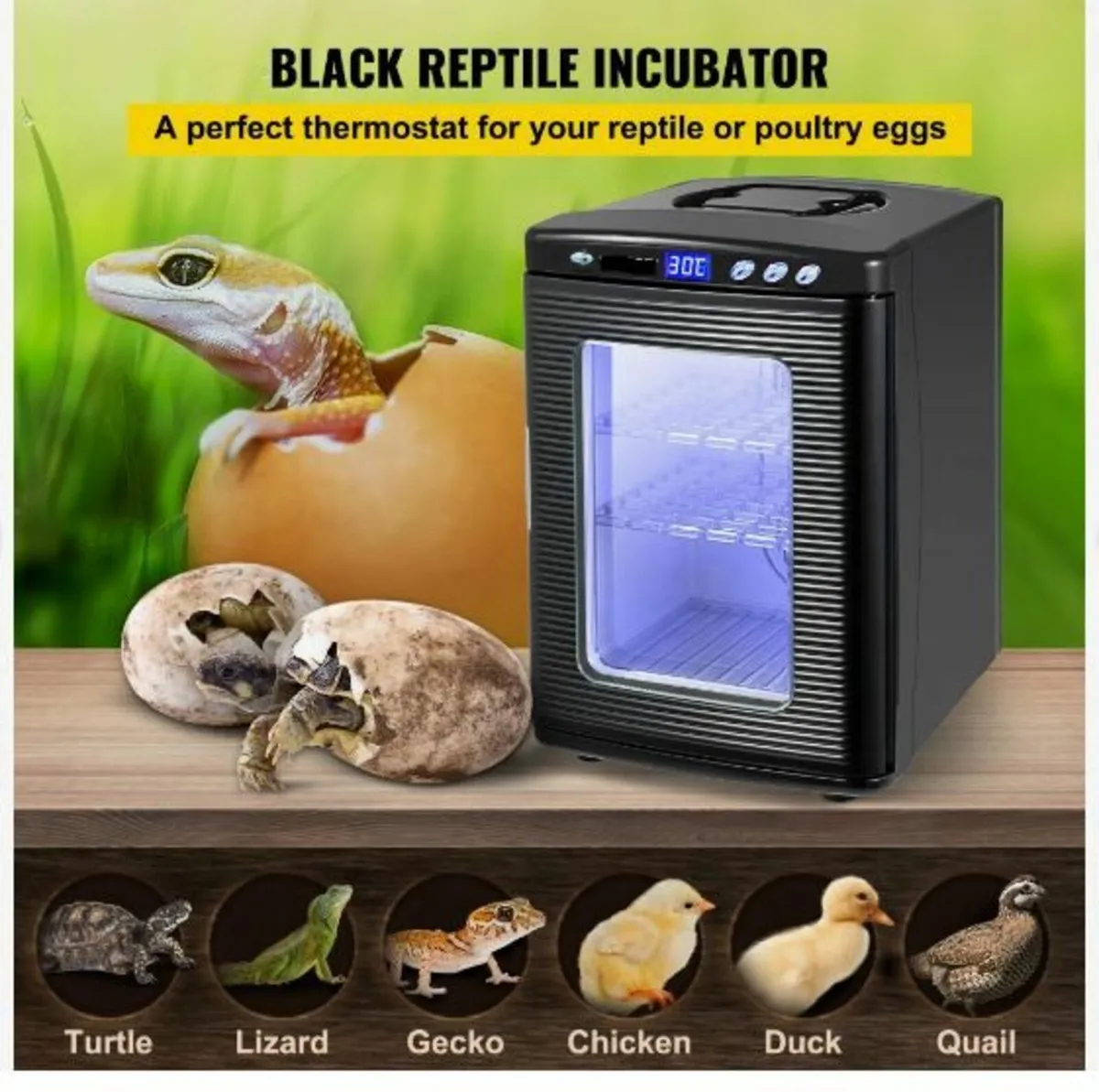 25L Reptile Herp Nursery Egg Incubator - Image 3
