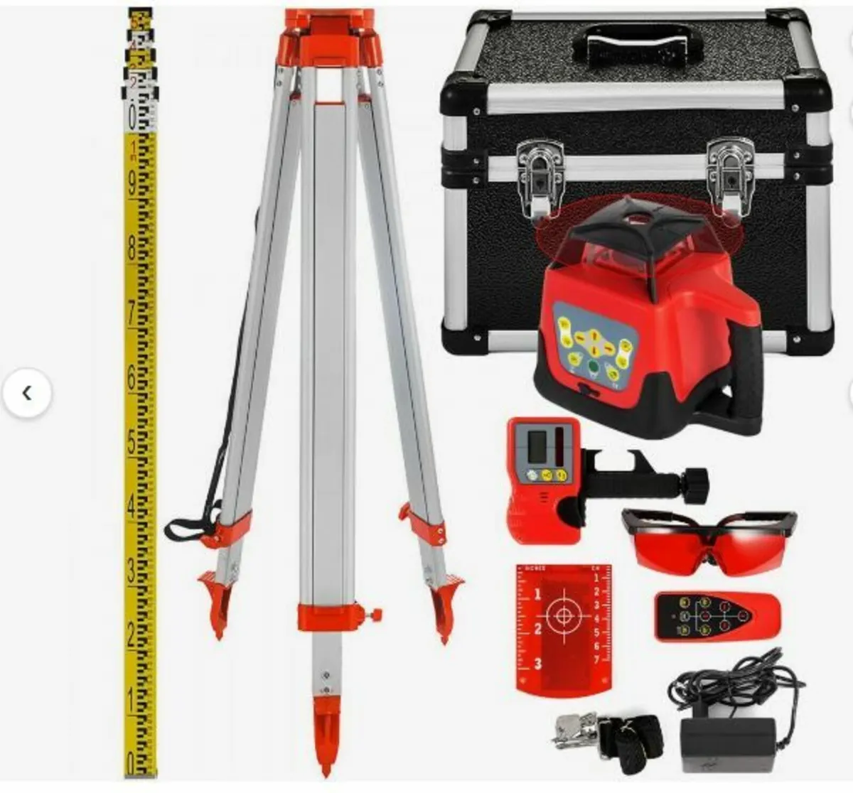 Red Rotary Laser Level Self Leveling Measuring - Image 1